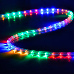 50ft Waterproof LED Rope Light with Power Cord Connector