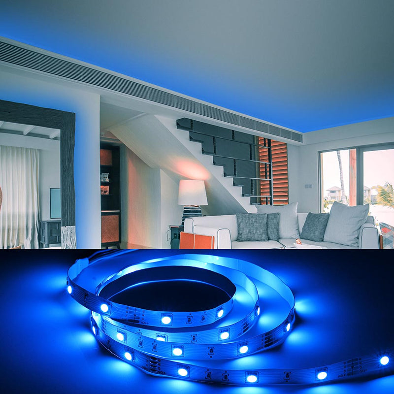 DIY Light Strips 16ft Bluetooth APP Music Activated 16 Colors