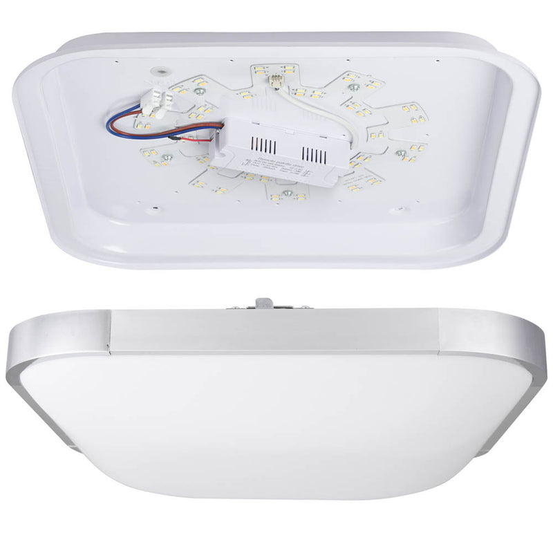 Kitchen Ceiling Light Dimmable Square Flush Mount Remote 36W 15in