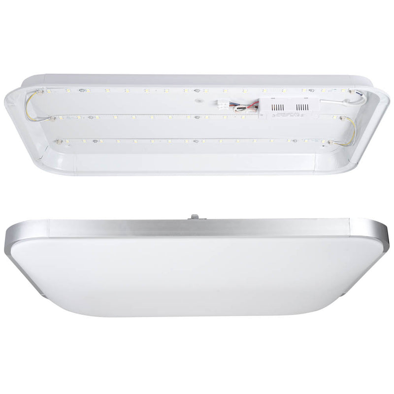 Kitchen Ceiling Light Dimmable Rectangle Flush Mount Remote 48W