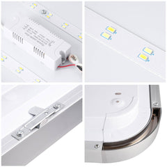 Kitchen Ceiling Light Dimmable Rectangle Flush Mount Remote 48W