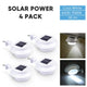 Dusk to Dawn Wireless Solar LED Lights Waterproof 4ct/Pack
