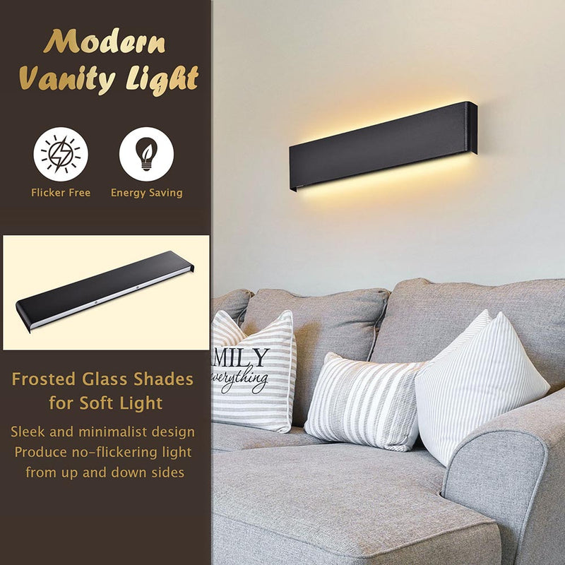 25" Ultra Thin Wall Lamp for Bedroom APP & Remote
