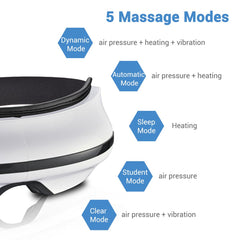 Eye Massager with Heat Vibration Bluetooth Rechargeable