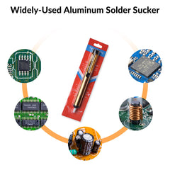 Solder Sucker Remover Desoldering Pump Tool Gold
