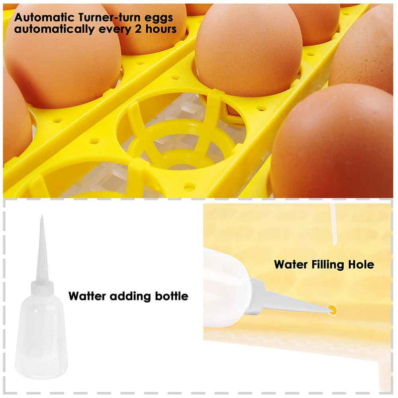 DIY Egg Incubator Auto Turner (56Eggs)