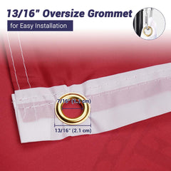 3x5ft Florida Flags with Hoisting Grommets 2ct/Pack