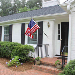 Wall Mount Flag Holder Bracket 1 in. Adjustable Angle