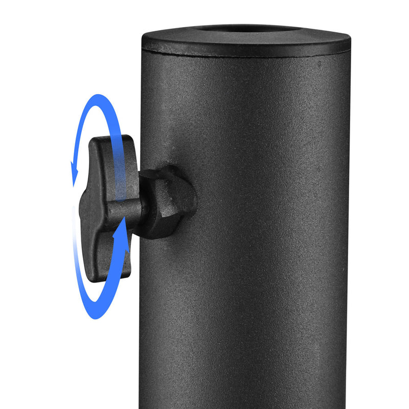 DIY Hitch Dual Flag Pole Mount for 2" Receivers & 1"-2" Poles