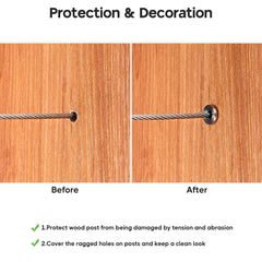 DIY Cable Railing Hardware Protector Sleeves D1/8