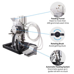 DIY Pneumatic Grommet Machine with Foot Pedal #2 4000 Grommets