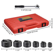 6-Ton Punch Driver Tool Kit with 6 Electrical Knockout Dies
