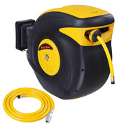 100' Auto Rewind Retractable 3/8" Air Hose Reel Wall Mounted