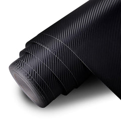 3D Gloss Carbon Fiber Hood Wrap Auto Vinyl Wrap Roll 5x100ft