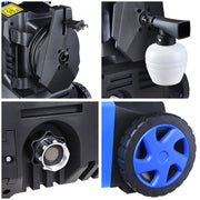 Electric Pressure Washer w/ Hose Reel Soap Bottle 2030psi 1.8gpm