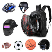 Motorcycle Helmet Backpack Water Resistance Basketball Holder