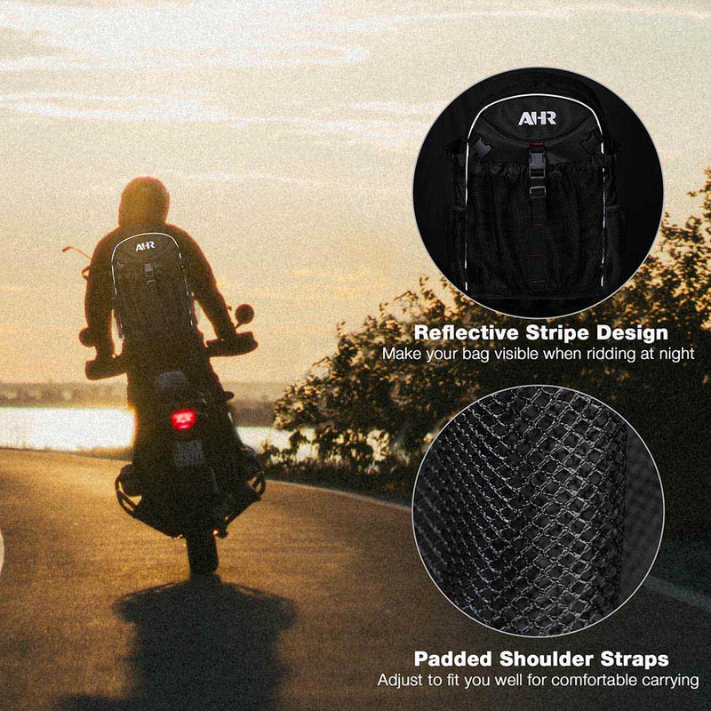 Motorcycle Helmet Backpack Water Resistance Basketball Holder