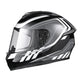 AHR RUN-F3 Full Face DOT Motor Helmet Black Gray