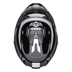 AHR RUN-F3 Full Face DOT Motor Helmet Black Gray