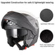 DOT Full Face Bluetooth Motorcycle Helmet Headset