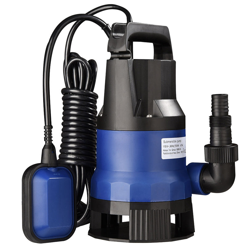 3/4HP Submersible Dirty Water Pump w/ Float 550w
