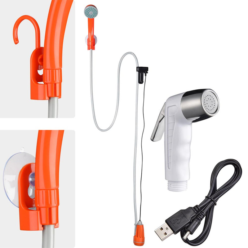 Portable Camping Shower with Pump Battery Powered