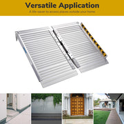 2'x29" Wheelchair Ramp for Stairs 600Lb Capacity