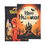 DIY Halloween Flag Double Sided Small Front Door Flag 12x18"