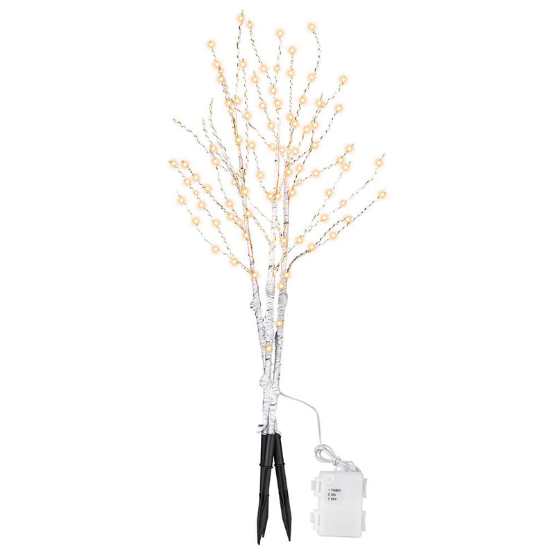 DIY Lighted Branches 33 Inch Battery Operated 3 Pack