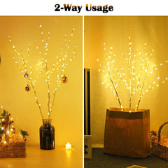 DIY Lighted Branches 33 Inch Battery Operated 3 Pack