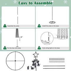 Animated Light Show Christmas Tree Multicolor APP Control
