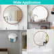 24" Round Bathroom Mirror for Hallway Vanity Bedroom Wall
