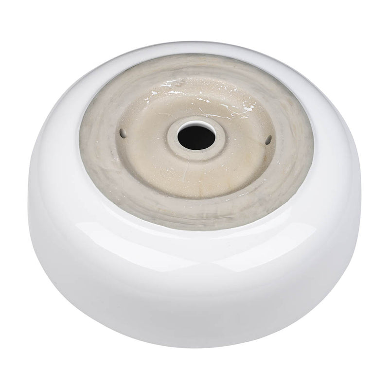Aquaterior Bowl Sink with Drain & Strainer Round 16"