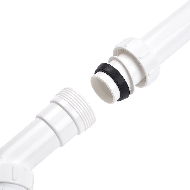 Aquaterior 1 1/4" S-Trap Slip-Joint Plumbing Traps ABS Plastic