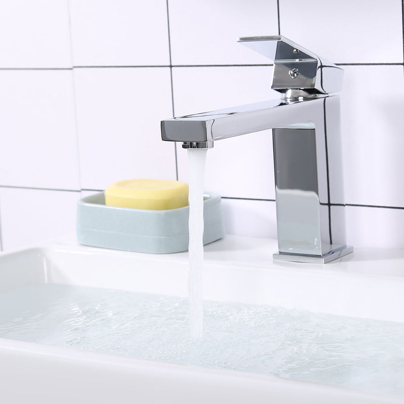 Aquaterior Bathroom Lavatory Faucet Single Handle