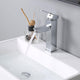Aquaterior Bathroom Faucet Single-Hole Square 8"H