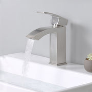 Aquaterior Bathroom Faucet Single-Hole Square 7"H