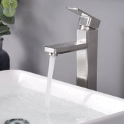Aquaterior Vessel Sink Faucet Single-Hole 11.8"H Square