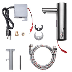 Auto Sensor Touchless Bathroom Faucet Hot & Cold 8