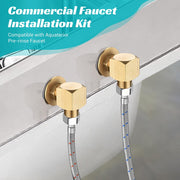 Commercial Faucet Fittings G1/2"(BSP) Male Brass Elbow Kit