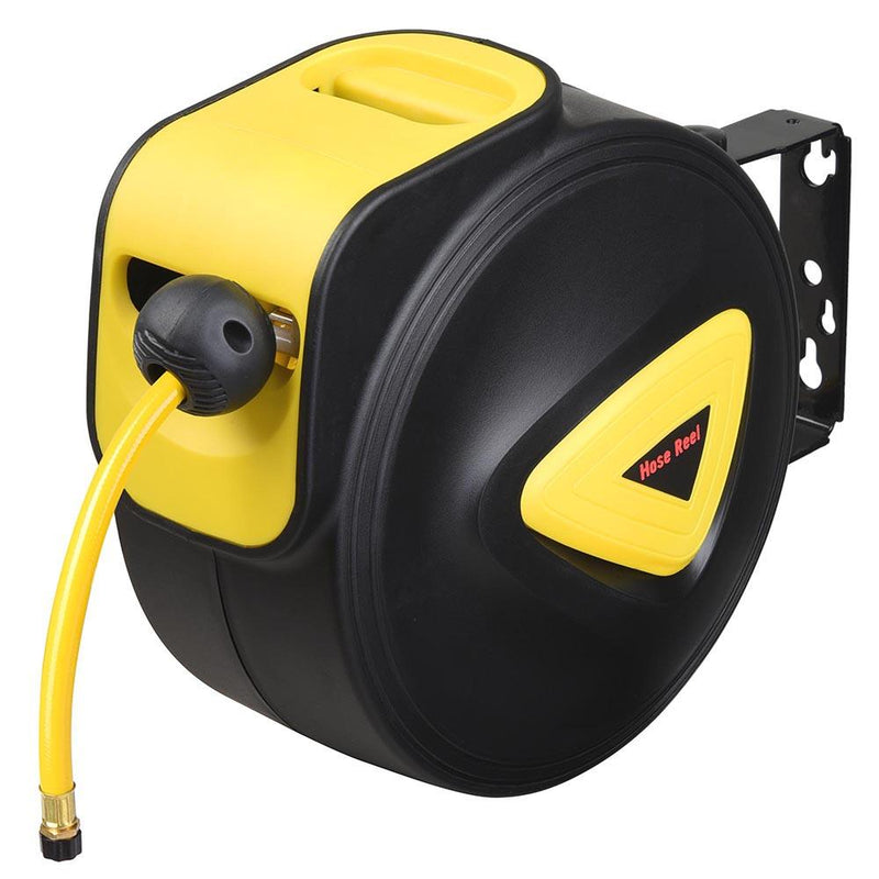 33' Auto Rewind Retractable 5/16" Air Hose Reel Wall Mounted