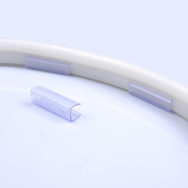 50 Pieces 1/2" Wall Mounting Channel for Neon Rope Light