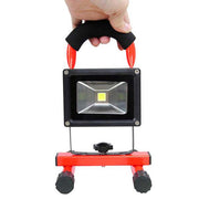 10W Portable Rechargeable LED Flood Light Red