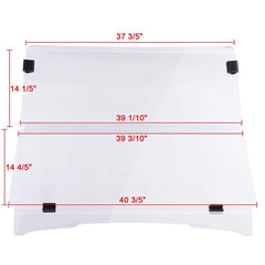 DIY Acrylic Golf Windshield Folding fits 1995-2013 EZGO TXT
