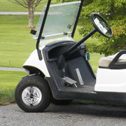 4pcs 8" Chrome SS Wheel Covers Golf Cart Hub Caps EZGO Club Car Yamaha