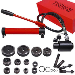 15-Ton Hydraulic Punch Driver Tool Kit w/ 10 Dies