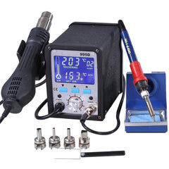 995D 2in1 Auto Off Hot Air Iron SMD Rework Solder Station